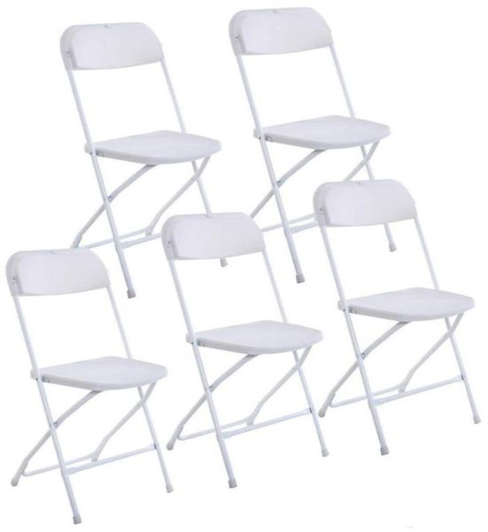 Nouvelles chaises de pliage en plastique chaise d'événement de mariage commercial blanc gyq3655494