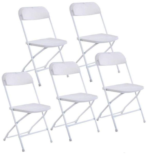 Nouvelles chaises de pliage en plastique chaise d'événement de mariage commercial blanc gyq1593998