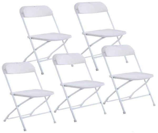 Nouvelles chaises de pliage en plastique chaise d'événement de mariage commercial blanc gyq1916610