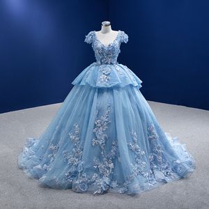 nieuwe plus size jurken voor de bruid quinceanera jurk blauw kant applicaties kralen kristallen jurken voor de moeder van de bruidegom prachtige avondjurken jurk voor bruiloftsgasten