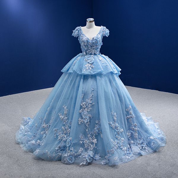 Nouvelles robes de mère de mariée grande taille robe de quinceanera appliques de dentelle bleue cristaux de perles robes de mère de marié superbes robes de soirée formelles robe d'invités de mariage