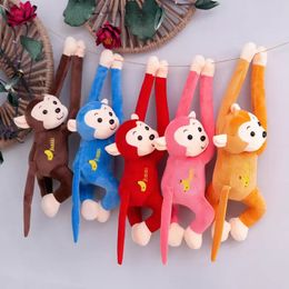 Nuevo muñeco de peluche de 45 CM, monos de brazos largos que cuelgan mono de brazo largo desde la cola, regalo bonito para niños, juguetes para niños, regalos