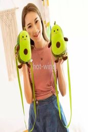 Nieuwe pluche poppen avocado zacht gevulde fruit cartoon pluche speelgoed mulit stijl schoudertas munt tas tas voor kinderen cadeau ee7118931