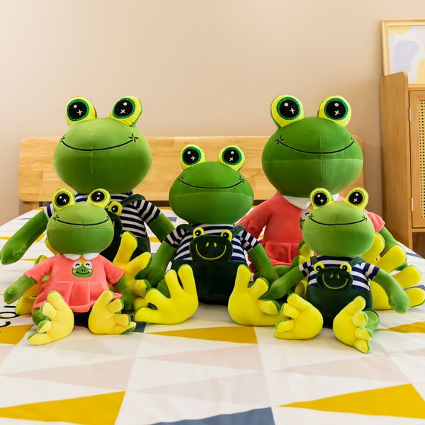 Nouveau jouet en peluche grenouille cadeau enfants cadeaux poupée pour marché vacances