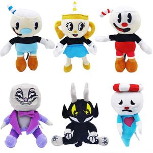 Nuevo juguete de peluche The Cuphead Show muñeca para niños teacuphead aventura teacup king Plush Dolls C18