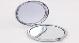 Nouveau miroir de poche Miroirs compacts en argent vierge idéal pour le bricolage de maquillage cosmétique miroir de mariage cadeau5249759