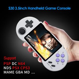 Consola de videojuegos Retro Pocketgo S30, recargable, pantalla IPS de 3,5 pulgadas, 32GB, 64GB, 128GB, 3000/6000/10000 integrada