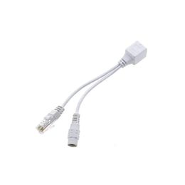 NOUVEAU POE CABLE POURTATIVE PUISSANCE SUR LE Câble Adaptateur Ethernet Splitter PoE RJ45 Module d'alimentation de l'injecteur 12-48V pour IP Camea pour Splittez POE