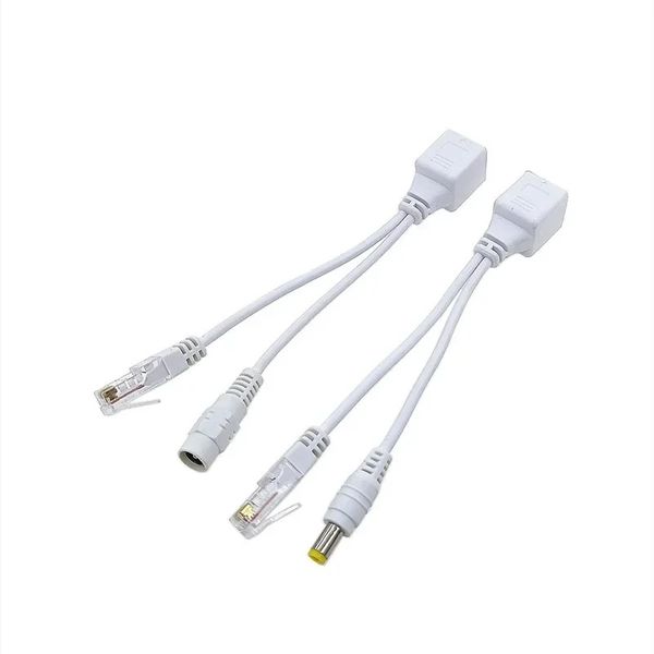 NOUVEAU POE CABLE PUISSANT PUISSANCE SUR LE Câble adaptateur Ethernet Poe Splitter RJ45 Module d'alimentation de l'injecteur 12-48V pour IP Camea pour la caméra IP