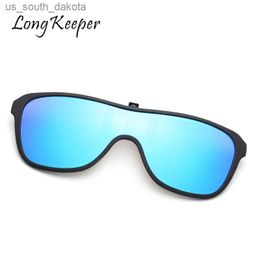 Nouveau Clip Polarisé Sur Lunettes De Soleil Hommes Femmes Conduite Changement De Couleur Lunettes De Soleil Clip Photochromique Lunettes Vision Nocturne Uv Oculos L230523