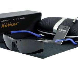 Nouvelles lunettes de soleil polarisées pour hommes en aluminium Lunettes de conduite en aluminium Eyewear Fashion Summer Style Pilot UV400 Goggles avec B8564904