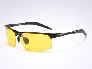Nuevas gafas de sol polarizadas para mujer, para hombre, antideslumbrantes, con barrera de deslumbramiento completo, accesorios para gafas, gafas sin montura para conducir con estuche 8177