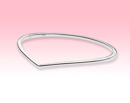 NIEUWE Gepolijste Wishbone Bangle Armbanden Vrouwen Hoge kwaliteit Sieraden voor P 925 Sterling Zilveren Armband met Originele doos3928638