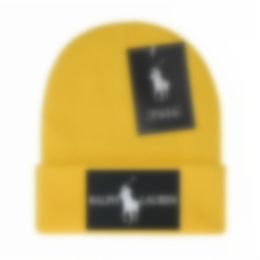 Nieuwe polo beanie/skull caps ontwerper mode beanie ademende warme kasjmier hoed voor man vrouw 10 kleur hoogwaardige a-4