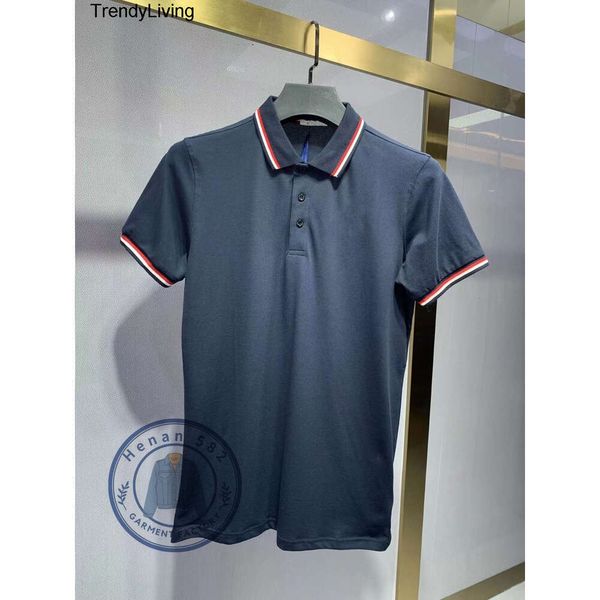 Nouveau Polo Mens Mens T-shirt Designer Polo Luxury Brangdy Shirts Fashion Brand 100% Pure Coton Lettre imprimé CONCRANT