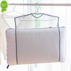 Nieuwe Polyester Drogen Opbergnet Zak Speelgoed Kussens Drogen Mesh Organizer Tas Wasserij Opknoping Dubbele Lagen Drogen voor Kleding Thuis