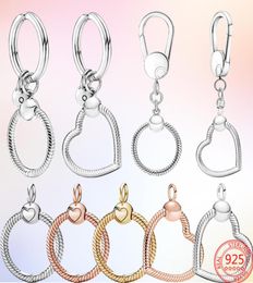 Nieuwe populaire 925 Sterling Silver Charm Necklace Key Ring Baby Pacifier Kit Kit Key Chain P Womens Classic Gift Fashion Access2623624