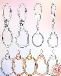 Nieuwe populaire 925 Sterling Silver Charm Necklace Key Ring Baby Pacifier Kit Kit Key Chain P Womens Classic Gift Fashion Access2485097