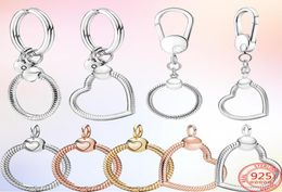 Nieuwe populaire 925 Sterling Silver Charm Necklace Key Ring Baby Pacifier Kit Kit Key Chain P Womens Classic Gift Fashion Access911884