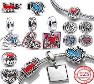 Nieuwe populaire 925 Sterling Silver Lovers Line Art People Charm 3mm P armband Bracelet Gift Christmas7604562