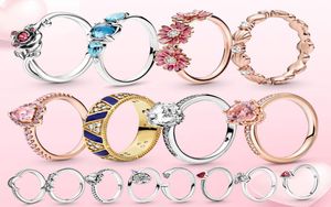 Nouveaux anneaux en argent sterling populaires Rose Bijoux Luster Fashion Beauty and Beast Accessoires de mariage de style européen et américain6284431