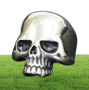Nouveau populaire Cool crâne anneau en acier inoxydable 316L homme garçon mode conception personnelle fantôme crâne 2269119