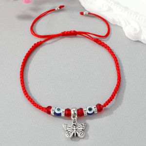 Nouveau populaire Bracelet à breloques animaux en corde rouge Bracelets réglables Bijoux pour cadeau