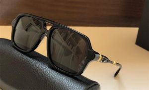 Nieuwe populaire retro mannen zonnebril boxlunch punk stijl designer retro vierkant frame anti-ultraviolette lens topkwaliteit met lederen doos