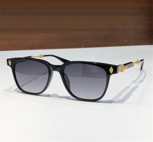 Nuevas y populares gafas de sol retro para hombre MELICE, diseñador de estilo punk, montura cuadrada clásica con revestimiento de caja de cuero, lente reflectante anti-UV de alta calidad