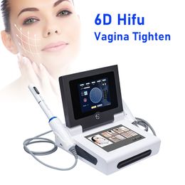 Nouveau portable 6D hifu minceur machine Hifu lifting du visage rajeunissement de la peau serrage Vaginal corps minceur dispositif