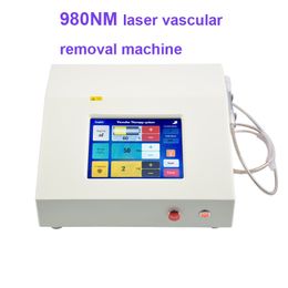 Système portable de soins de la peau au laser à diode 980nm, élimination des vaisseaux sanguins, traitement des veines vasculaires, machine laser à veines d'araignée