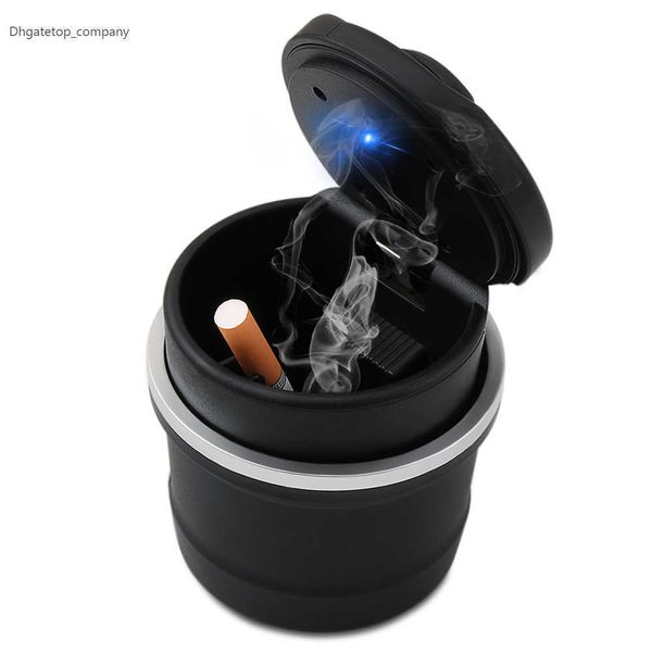 Nouveau Portable Auto Voiture LED Cigarette Fumée Cendrier Titulaire Pour Renault Clio Logan Megane Koleos Scenic Dacia Duster kaptur fluence