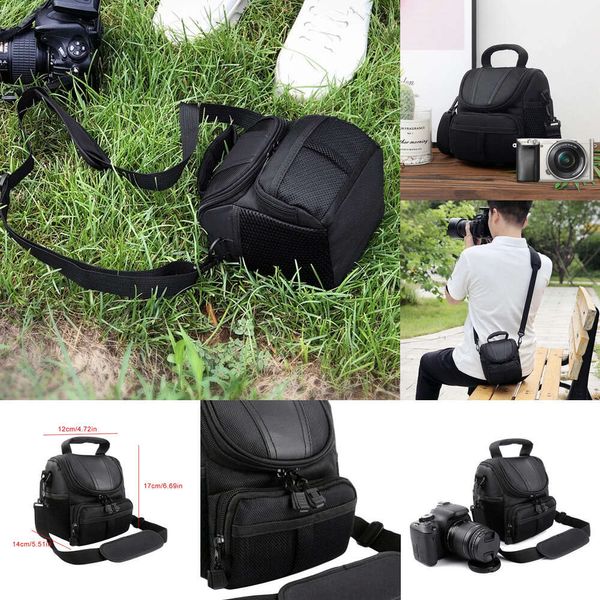 Nouveau sac pour appareil photo Portable sac pour appareil photo résistant à l'usure Anti-choc sac pour appareil photo à bandoulière unique pour Nikon D40 DSLR/SLR accessoire pour appareil photo