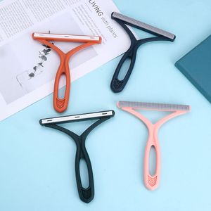 Nieuwe draagbare kledingreiniging handleiding dubbelzijdige kleding fuzz scheerstoffen stoffen trimmer pluis remover haarbal epilator