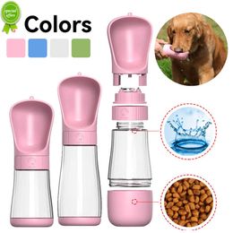 Nieuwe draagbare hondenwaterfles voor kleine grote honden buiten wandelen Puppy Pet Pet Travel Water Bottle Pet Drinking Bowl Hondenbenodigdheden