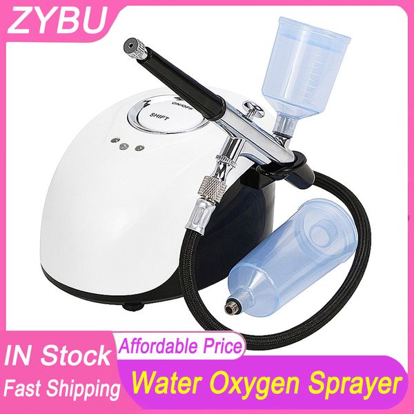 Nouveau Portable jet peel oxygène machine de beauté du visage haute pression oxygène jet d'eau soins de la peau pistolet pulvérisateur appareil de beauté hydratant pour la peau injecteur de vapeur