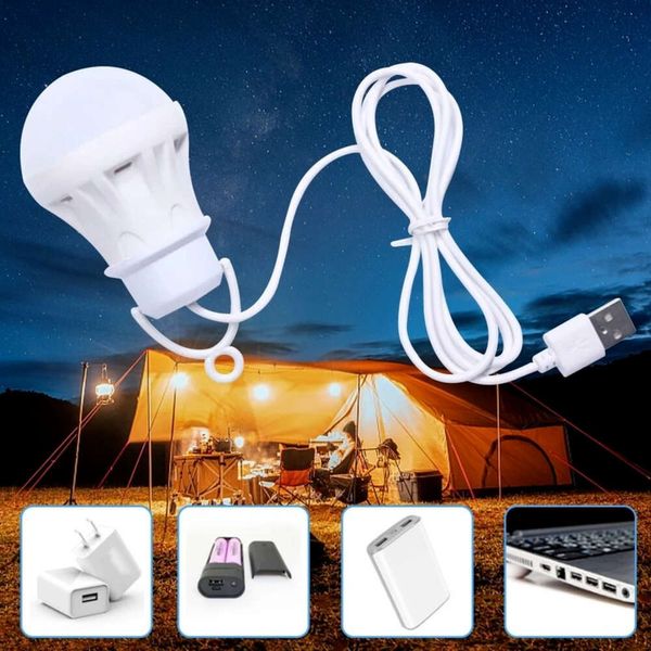 Nuevas linternas portátiles 2 piezas Mini Draagbare Gloeilamp exterior multifunción Lantaarn USB Oplaadbare Camping Power Bank tienda de campaña luz Led Camping Wandelen