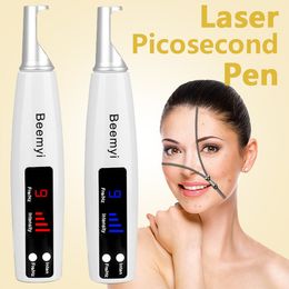 Draagbare Laser Tattoo Removal Picolaser Pen Scar Speck Pigment Therapie Anti Aging Home Salon Spa Gebruik Picosecond Beauty Apparaat Machine