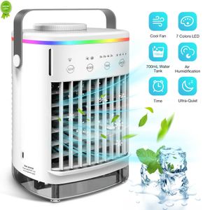 Nieuwe draagbare mini airconditioner desktopventilator voor home koelventilator lucht zuiveraar luchtbevochtiger tabel USB koel mist ventilator luchtkoeler