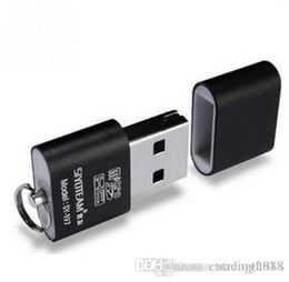 Nouveau portable Mini USB 20 Micro SD TF TFLASH Memory Memory Carte Adapter Flash Drive Sd Flash Memory Whole Black2155490