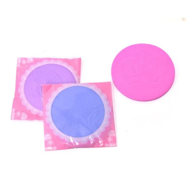 Nuevo espejo de maquillaje mini de bolsillo de un lado portátil espejos de metal compactos cosméticos color diámetro aleatorio de 7cm color aleatorycompacto espejo cosmético