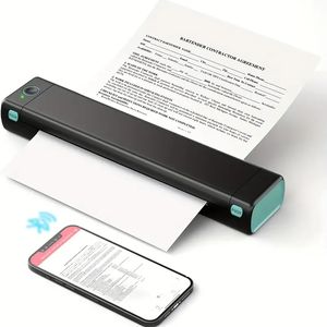 Nouvelle imprimante portable sans fil pour les voyages, imprimante mobile Bluetooth M08F-Letter prenant en charge les lettres américaines 8,5