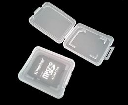 Nouvelle carte SD portable Transparent Standard porte-carte mémoire boîte étuis à cartes mallette de rangement pour SD SDHC carte mémoire 4902986