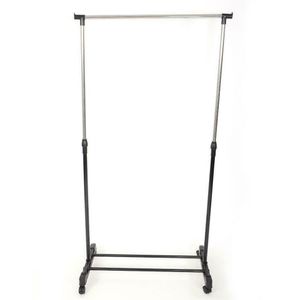 Nouveau Portable Unique Réglable Durable Maison Cintre Roulant Vêtement Rack271Y