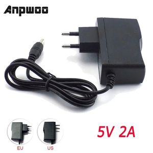 Nieuwe vermogensadapter AC tot DC 100-240V Supply Charger Adapter 5V 12V 9V 1A 2A 3A 0,5a US EU-plug 5,5 mm x 2,5 mm voor CCTV LED Striplamp voor LED Strip Power Charger