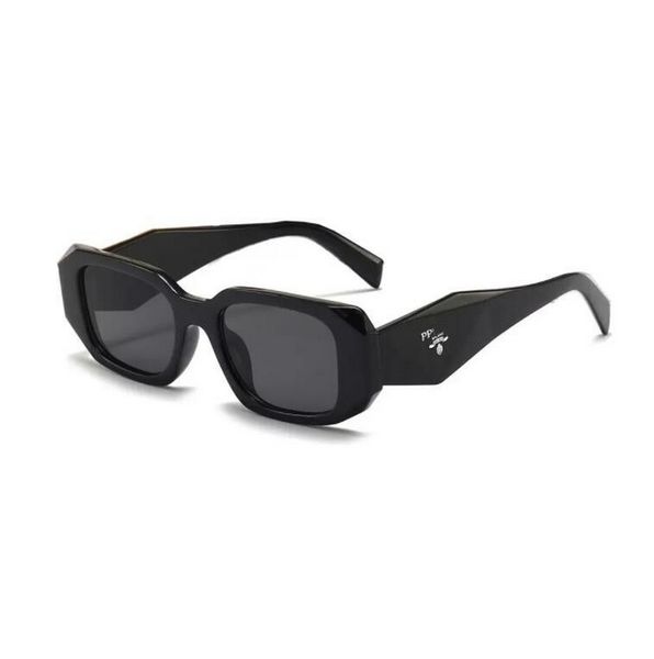 Nouvelles lunettes de soleil PRA lunettes de soleil à monture étroite polygone pour femmes lunettes de soleil de protection UV pour hommes