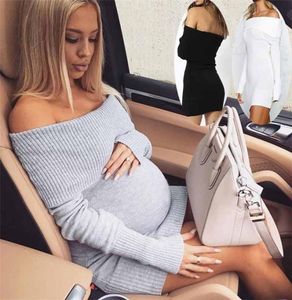 Nouvelles femmes enceintes vêtements pulls pulls lâches hivernales décontractées paillettes d'hiver maternité pulls automne sweater féminin7804109