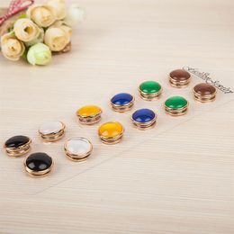 Nieuwe Premium Hijab Sjaal Pin Broches Vergulde Jade Natuursteen Magnetische Brooch226h