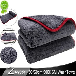 Nieuwe premium microfiber 900GSM Auto met details over Super AbsorbentTowel Ultra Soft Edgeless Auto Washing Droogdoek 60*90 cm