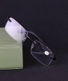 Nieuwe presbyopische bril Highgrade TR90 Randless Reading Glazen superlicht en elastisch2399303